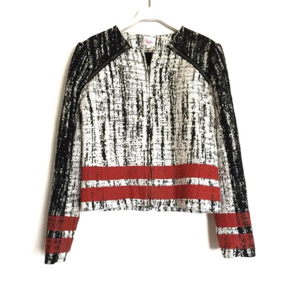 Parker Boucle Moto Style Jacket